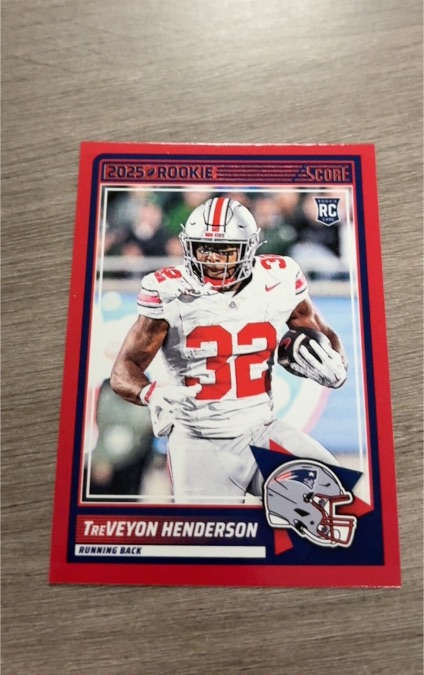 2025 Score - Rookies #59 TreVeyon Henderson — front