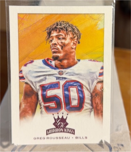 2021 Panini Chronicles Gridiron Kings #GK-39 Greg Rousseau — front
