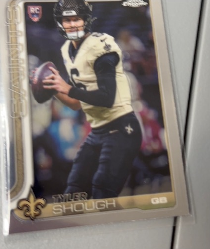 2025 Topps Chrome #398 Tyler Shough — front