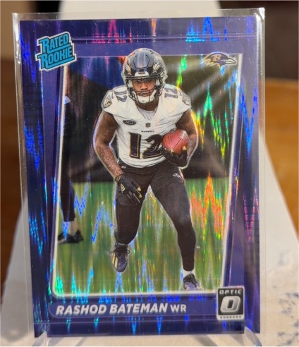 2021 Panini Donruss Optic #210 Rashod Bateman — front
