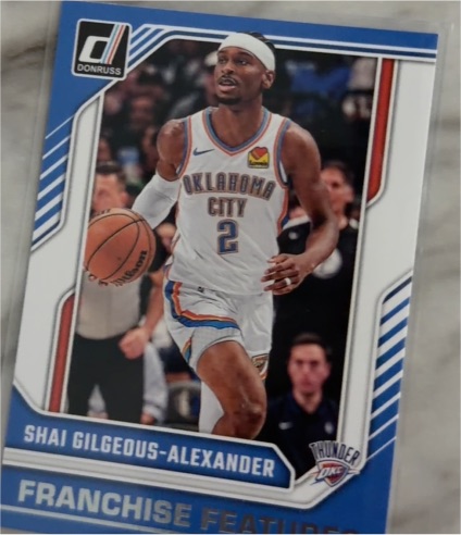 2024-25 Donruss #27 Shai Gilgeous-Alexander Franchise Features — front