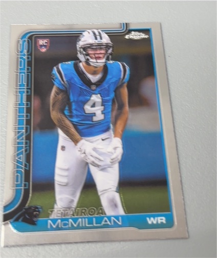2025 Topps Chrome #326 Tetairoa McMillan — front