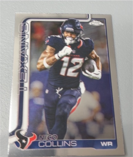 2025 Topps Chrome #115 Nico Collins — front