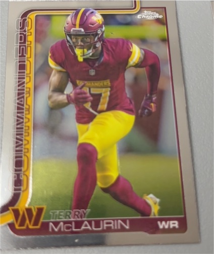2025 Topps Chrome #208 Terry McLaurin — front