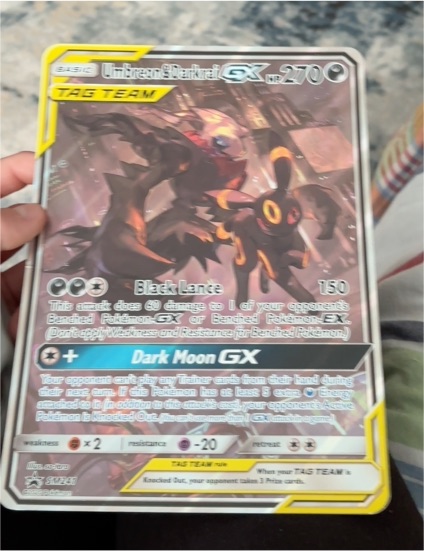 2017 Pokémon SM Black Star Promo #SM241 Umbreon & Darkrai GX — front