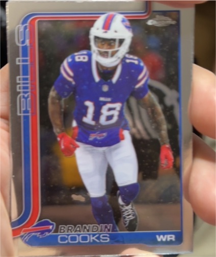 2025 Topps Chrome #217 Brandin Cooks — front