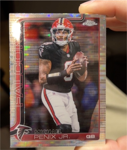 2025 Topps Chrome #15 Michael Penix Jr. — front