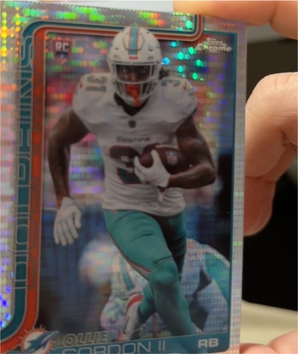 2025 Topps Chrome #327 Ollie Gordon II — front