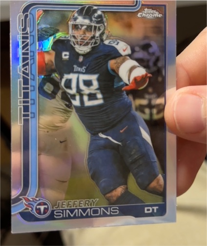 2025 Topps Chrome #289 Jeffery Simmons — front