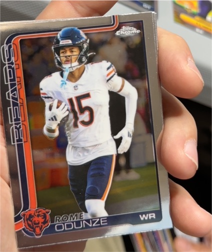2025 Topps Chrome #49 Rome Odunze — front