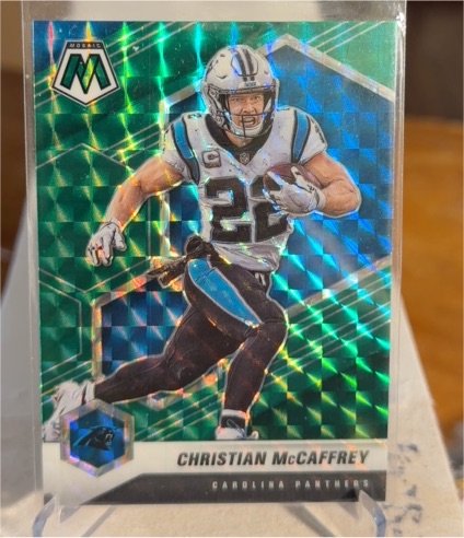 2020 Panini Mosaic #36 Christian McCaffrey — front