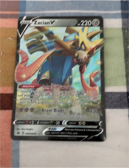 2020 Pokémon Zacian V SWSH018 Sword & Shield Promo — front