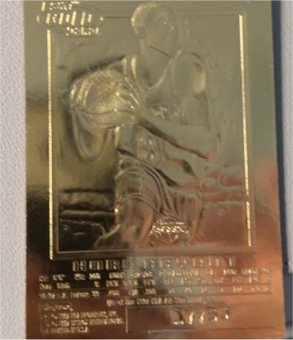 1999 Upper Deck 22K Gold #NNO Michael Jordan — front