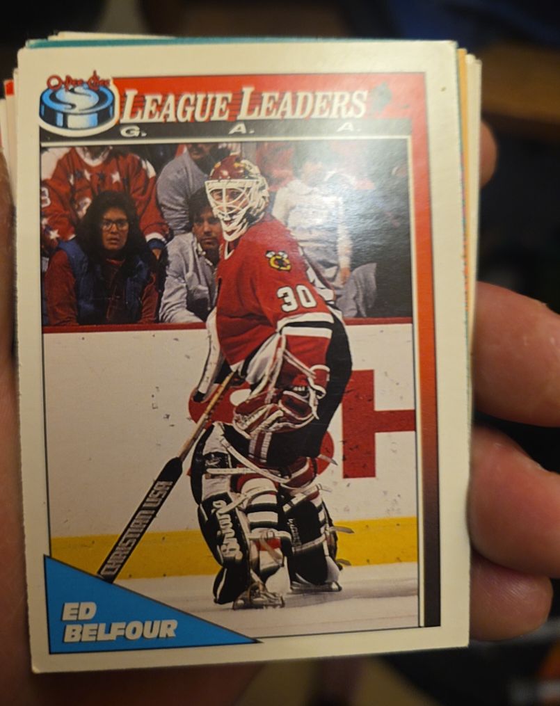 1991-92 O-Pee-Chee #425 Ed Belfour — front