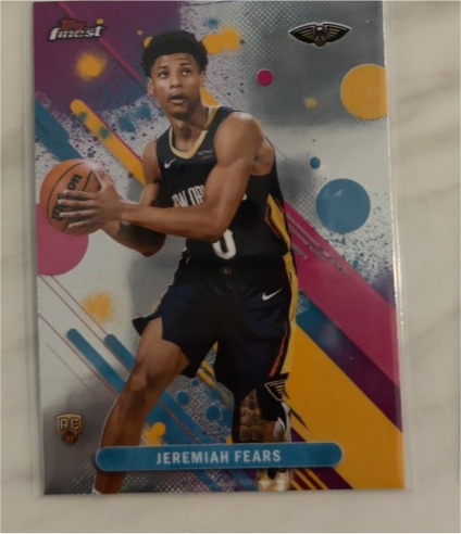 2026 Topps Finest #7 Jeremiah Fears — front