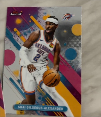 2026 Topps Finest #66 Shai Gilgeous-Alexander — front