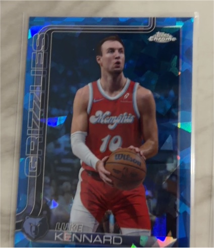 2025-26 Topps Chrome Sapphire #117 Luke Kennard — front