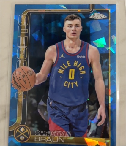 2025-26 Topps Chrome #82 Christian Braun — front