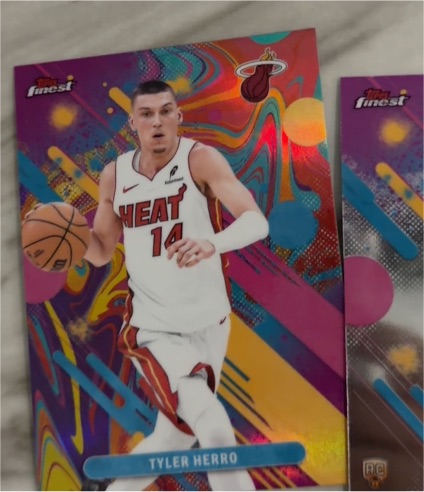 2025-26 Topps Finest #50 Tyler Herro — front
