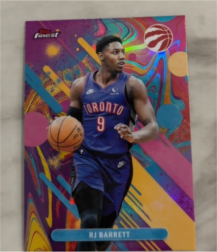 2025-26 Topps Finest #33 RJ Barrett — front