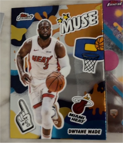 2025-26 Topps Finest #M-8 Dwyane Wade Muse — front