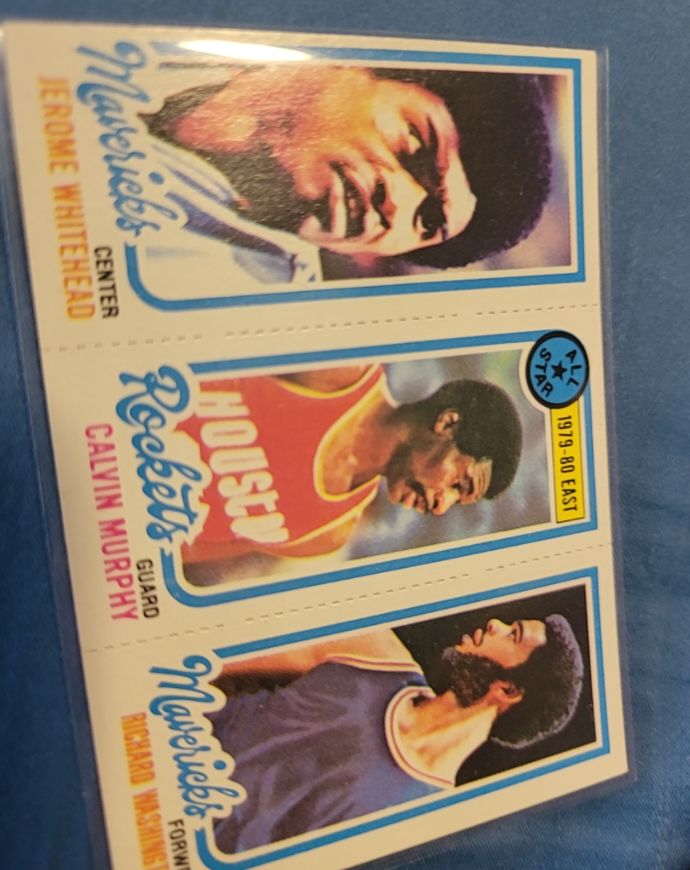 1980-81 Topps #70-17-71 Jerome Whitehead, Calvin Murphy, Richard Washington — front