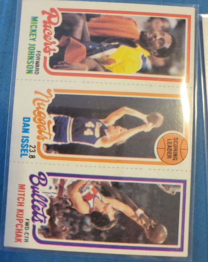 1980-81 Topps #72-119-249 Mickey Johnson / Dan Issel / Mitch Kupchak — front