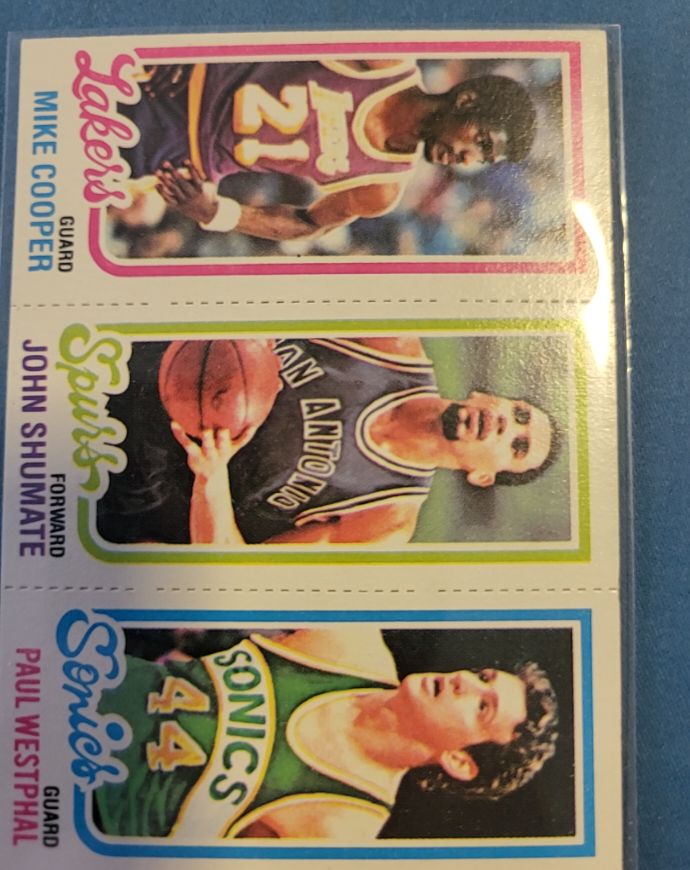 1980 Topps Basketball #44 Cooper Shumate Westphal — front