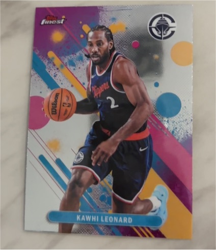 2025-26 Topps Finest #77 Kawhi Leonard — front