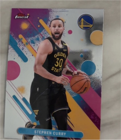 2026 Topps Finest #74 Stephen Curry — front