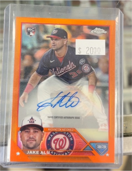 2023 Topps Chrome Update #AC-JAL Jake Alu — front