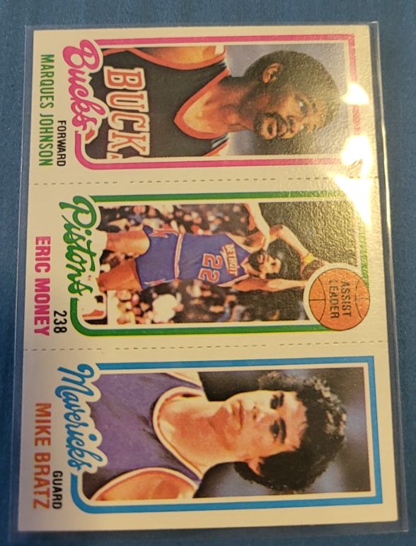 1980-81 Topps #149 Marques Johnson / Eric Money / Mike Bratz — front