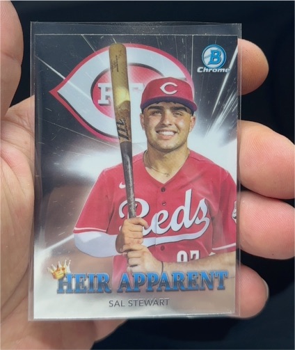 2022 Bowman Chrome #HA-15 Sal Stewart Heir Apparent — front