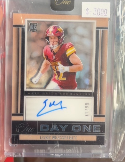 2024 Panini One #155 Luke McCaffrey — front