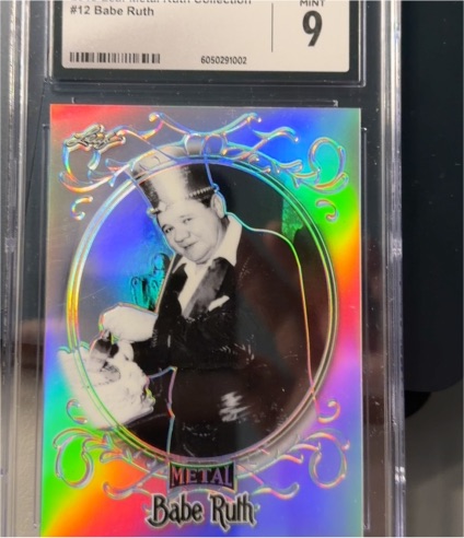 2019 Leaf Metal Babe Ruth Collection #12 Babe Ruth — front