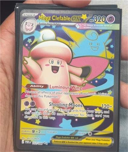 2026 Pokémon Perfect Order #103 Mega Clefable EX — front