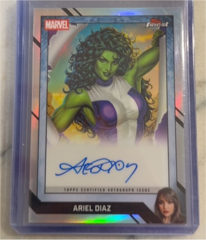 2026 Topps Finest Fantastic Four #CB-AZ Ariel Diaz — front