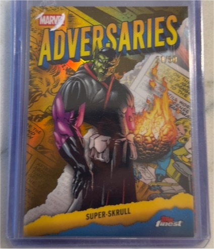 2026 Topps Finest Fantastic Four Adversaries #AD-16 Super-Skrull — front