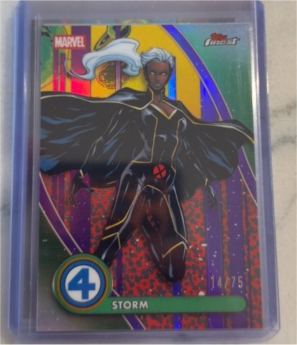 2026 Topps Finest Fantastic Four Storm #BL-083 — front