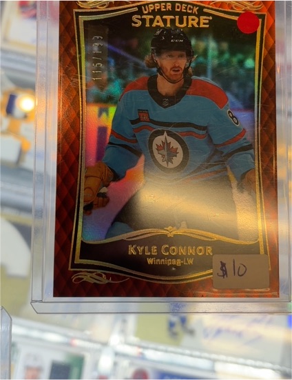 2023-24 Upper Deck Stature Orange #1 Kyle Connor — front
