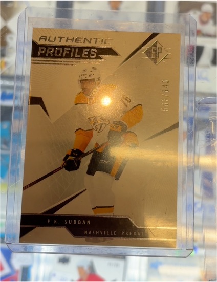 2018-19 Upper Deck SP Authentic Profiles #AP-PS P.K. Subban — front