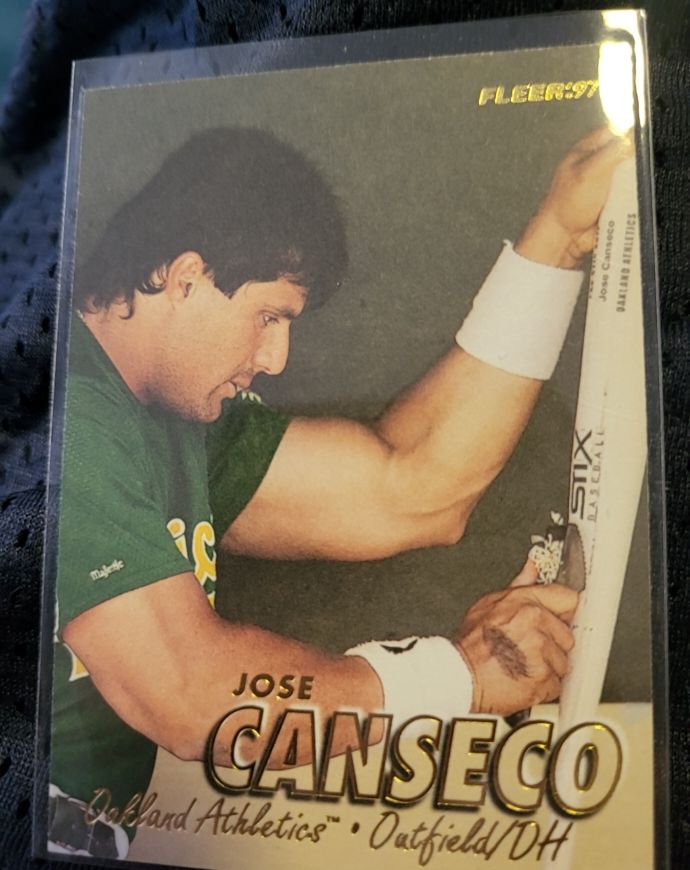 1997 Fleer #535 Jose Canseco — front