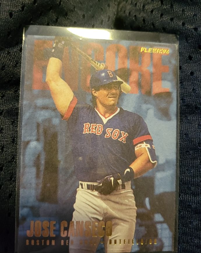 1996 Fleer Update #U216 Jose Canseco — front
