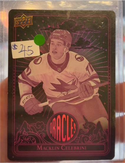 2024-25 Upper Deck Extended Series Oracles #O-29 Macklin Celebrini — front