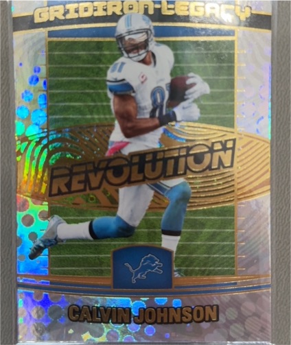 2025 Panini Revolution #15 Calvin Johnson Gridiron Legacy — front