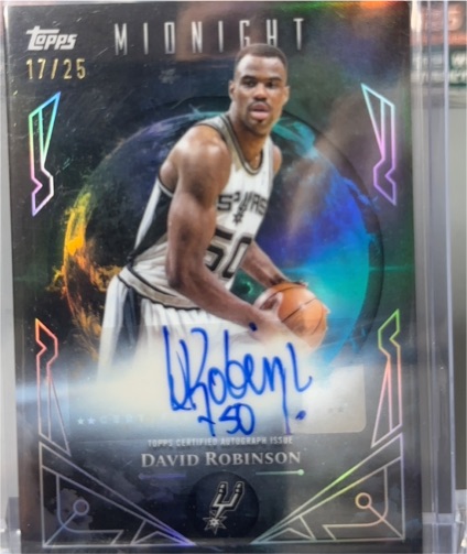 2025 Topps Midnight #MS-DR David Robinson — front