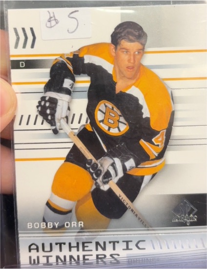 2019-20 SP Authentic Authentic Winners #AW-BO Bobby Orr — front