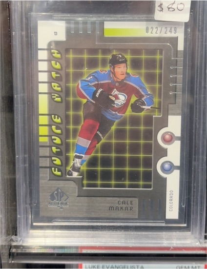 2019-20 SP Authentic #RFW-3 Cale Makar Retro Future Watch — front