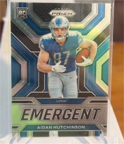 2022 Panini Prizm Emergent #E-20 Aidan Hutchinson — front