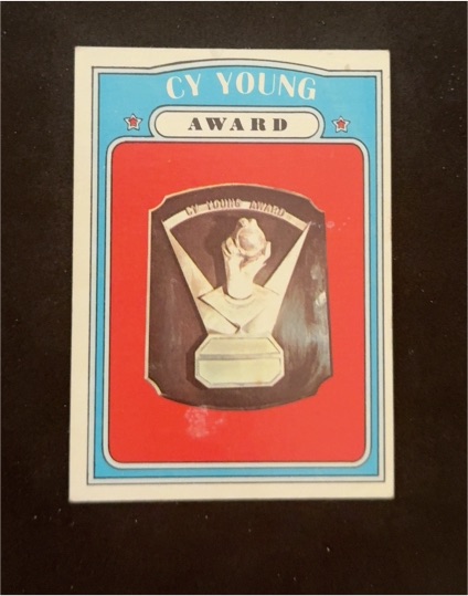 1972 Topps #623 Cy Young Award — front